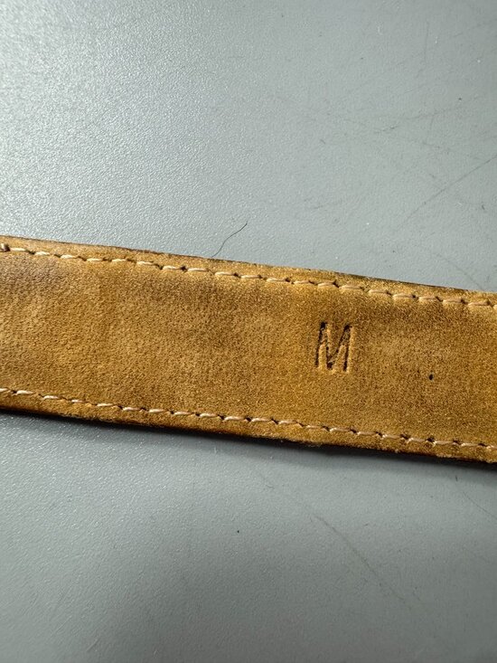 Vintage Carlisi Genuine Crocodile Leather Women\'s Belt, Size M main image 12